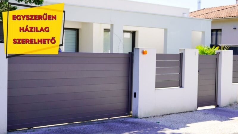 Modern WPC kerítés elem az XXL kerítés kínálatában